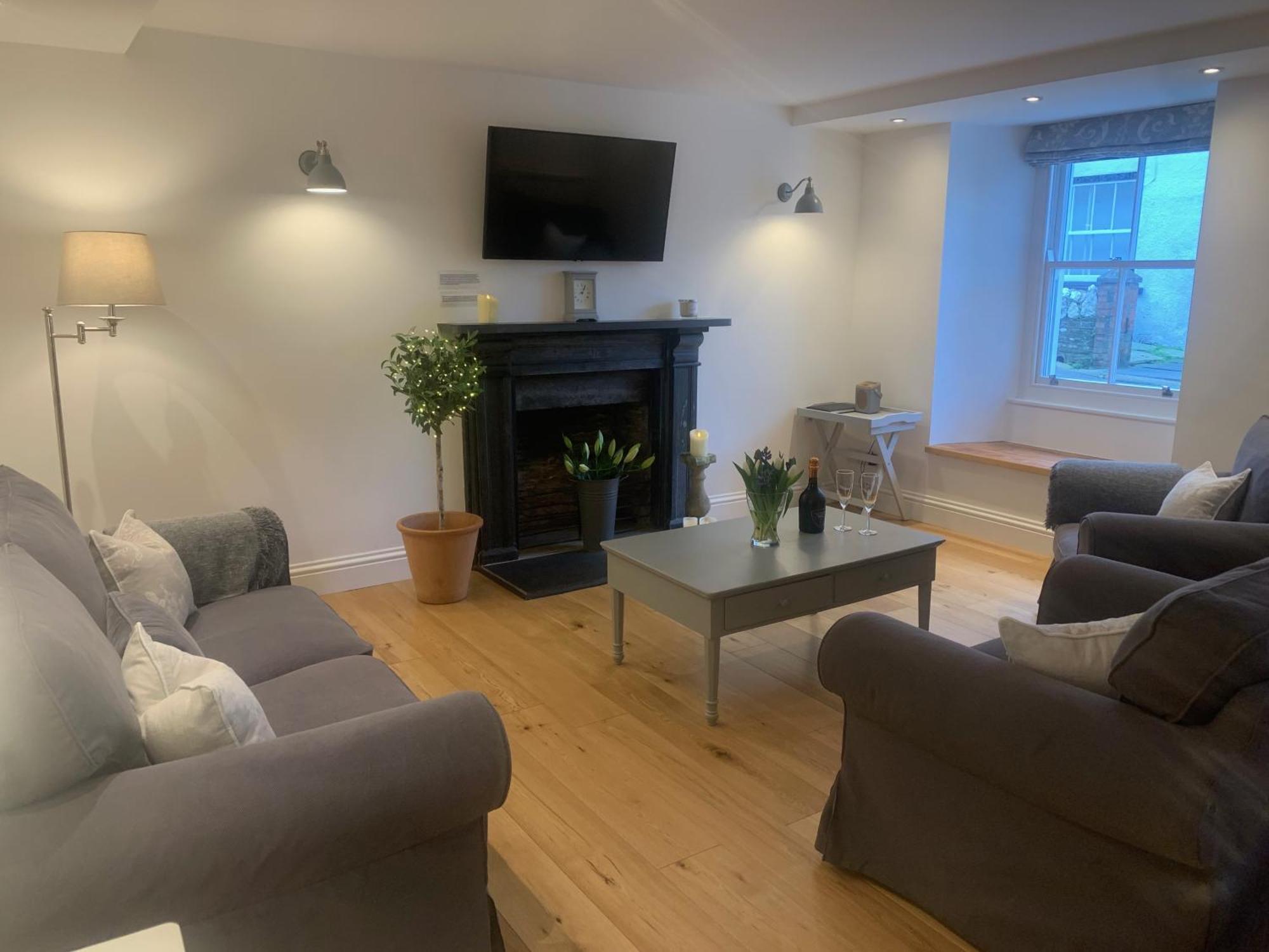 Georgian Holiday Apartment In Boscastle Exteriör bild